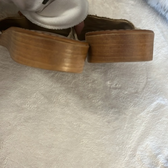 Bella Vita Made In Italy Fringe Boho Slide Slip On Sandals 8N - Picture 4 of 5